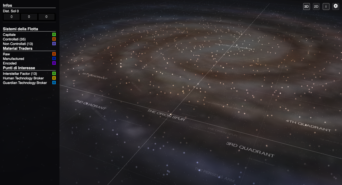 Alto Comando Flotta Stellare Mappa 3D Alto Comando Flotta Stellare