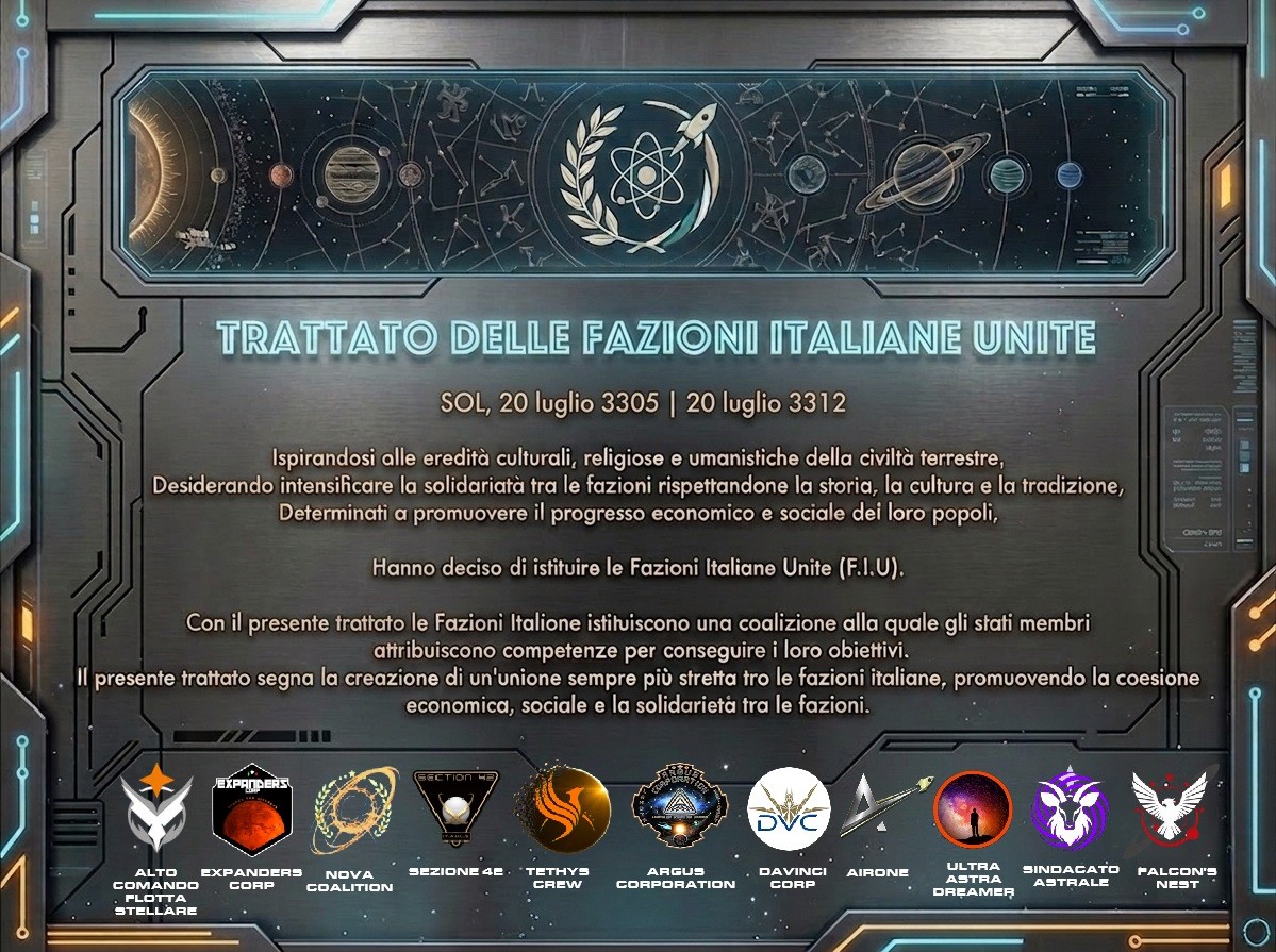 Il Trattato delle Fazioni Italiane Unite: sette anni di alleanza, rinnovati